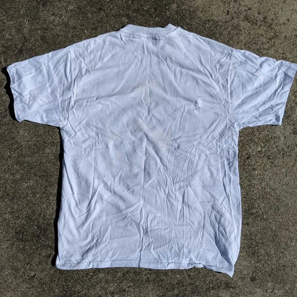 One Cool Ride Bobsled Champion VTG Unisex Graphic‎ T-Shirt White Large